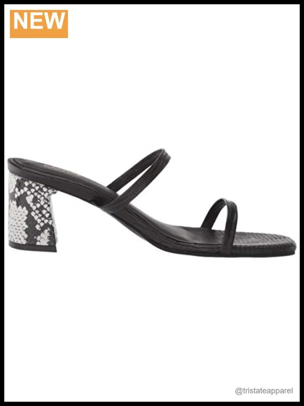 Athens Lizzard Strap Heeled Sandals Block Heel Ankle Strap Open Toe